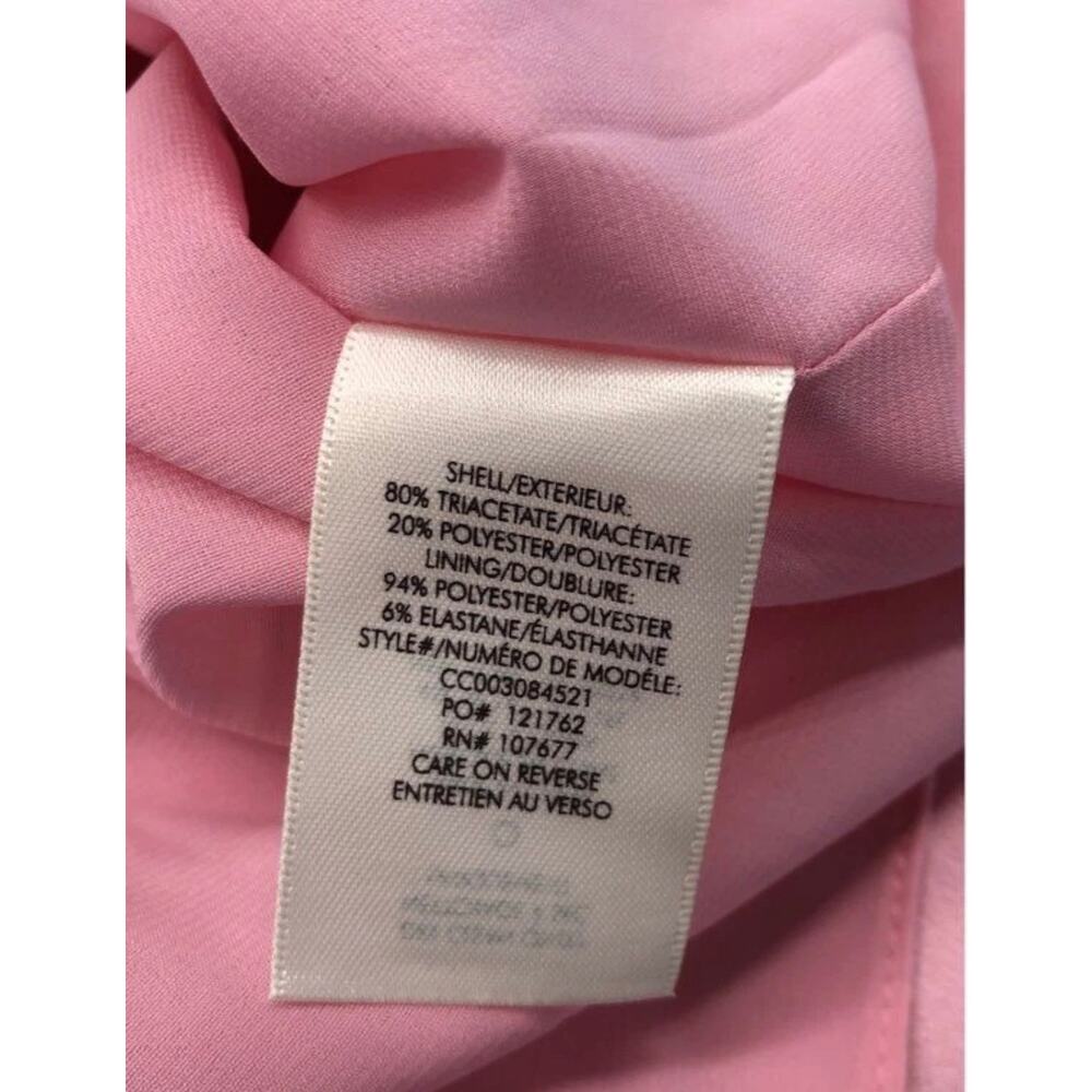 NWT Alice and Olivia Melinda Seamed Slip Mini Dress in Electric Pink Sz. 6 - Picture 7 of 8